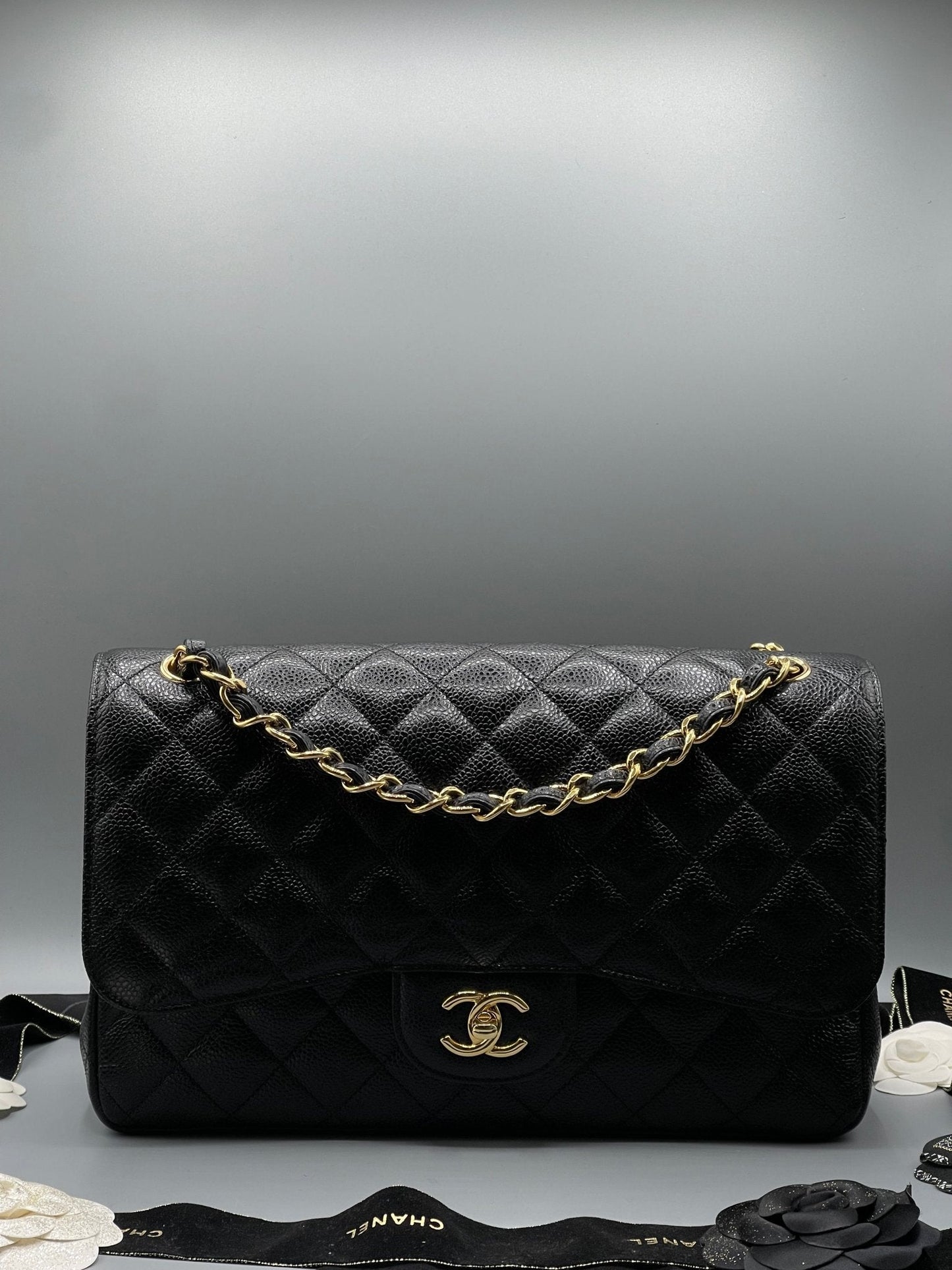 Chanel - Sac Classique 11.12 Jumbo noir