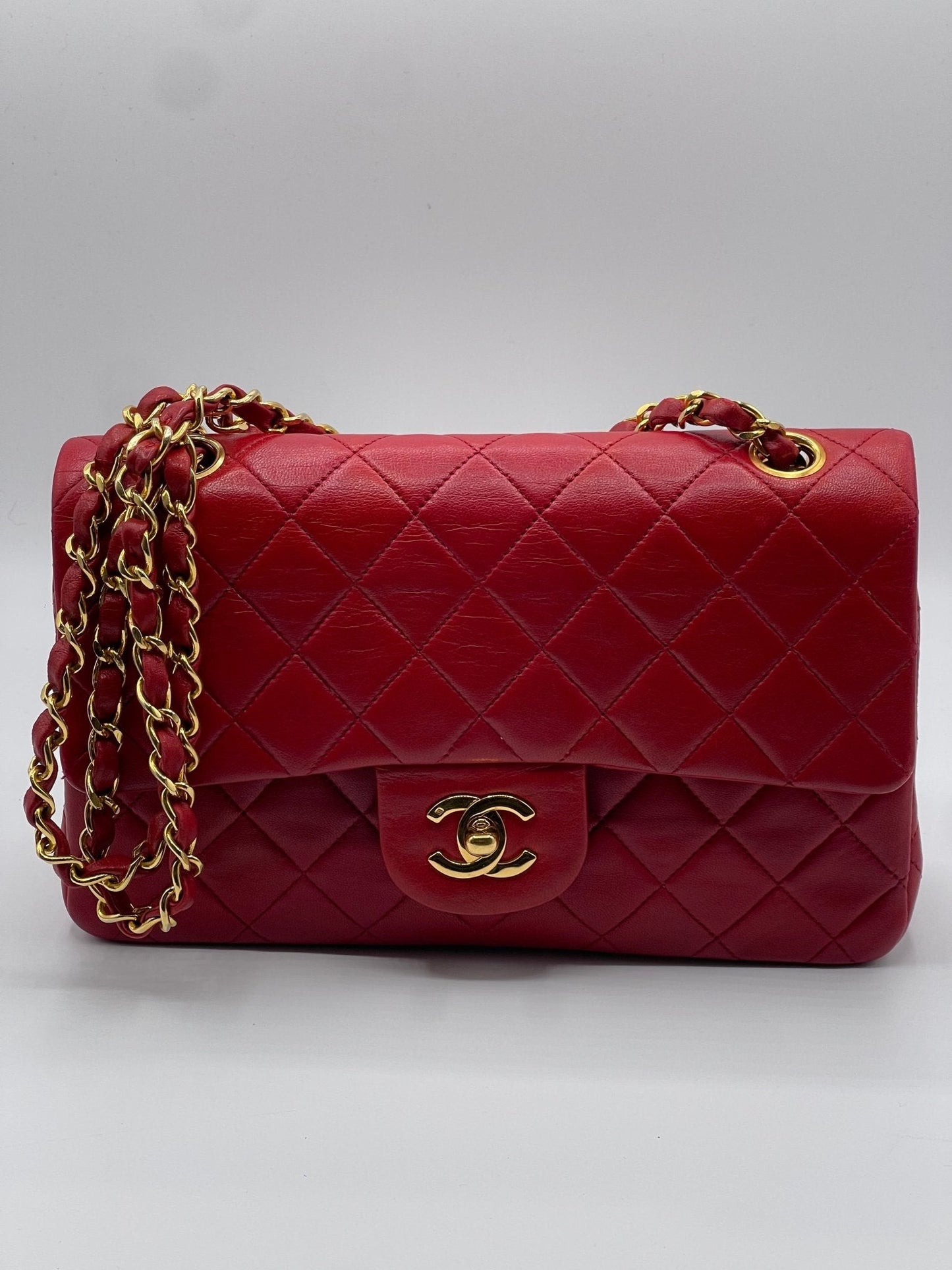Chanel - Sac classique Timeless 23 rouge