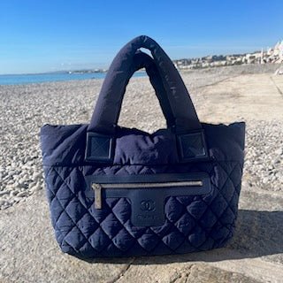 Chanel - Sac Cocoon bleu
