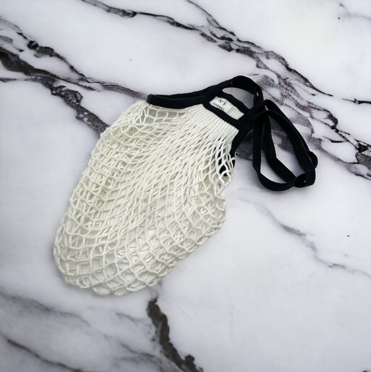 Chanel Sac filet Blanc M Sac