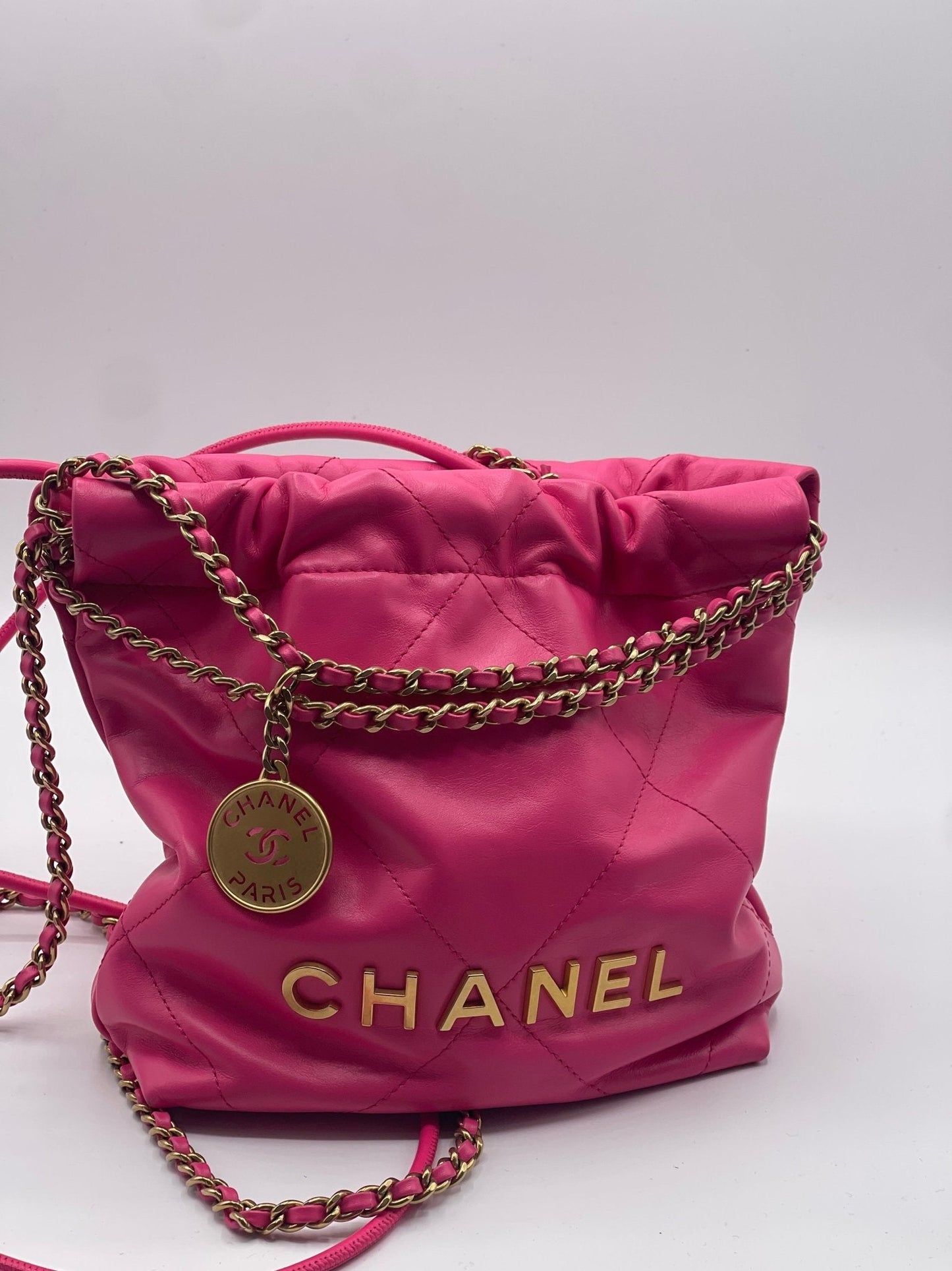 Chanel - Sac Mini 22 rose