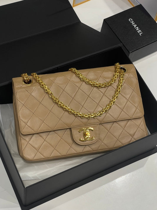 Chanel - sac Timeless médium vintage camel