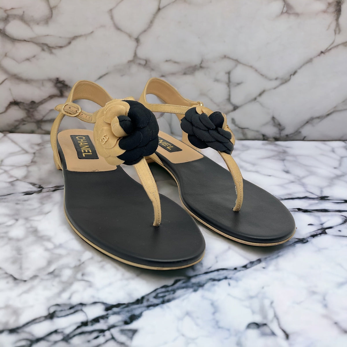 Chanel Sandales Beige 39
