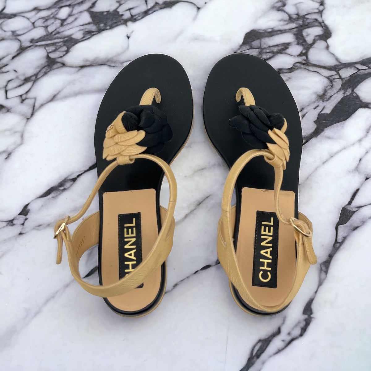 Chanel Sandales Beige 39