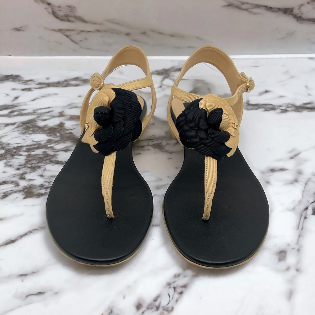 Chanel Sandales Beige 39