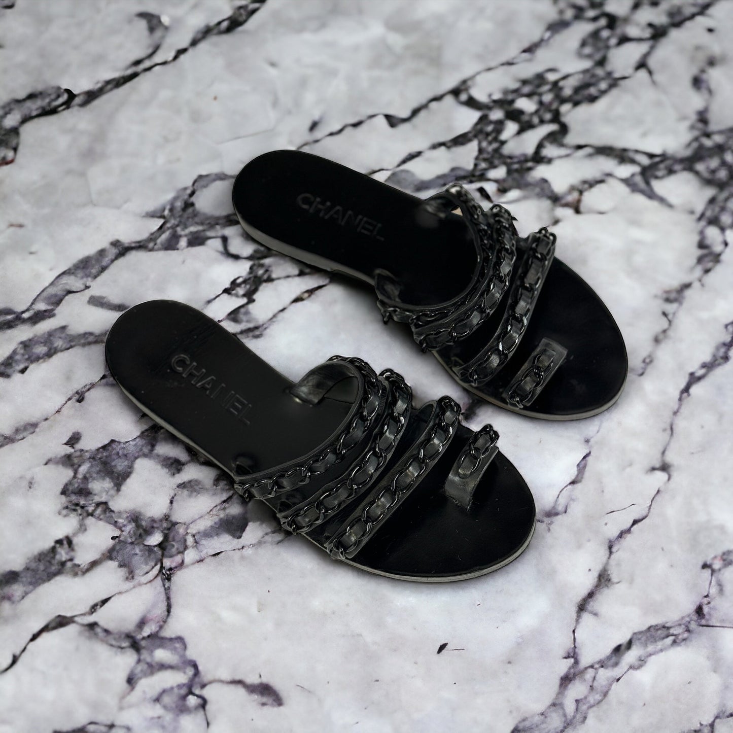 Chanel - Sandales T. 38,5
