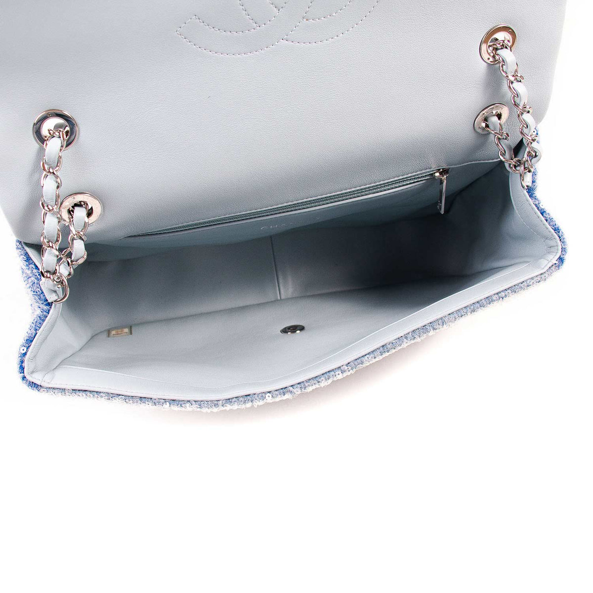 Chanel Medium Waterfall Sequin Flap Bag
