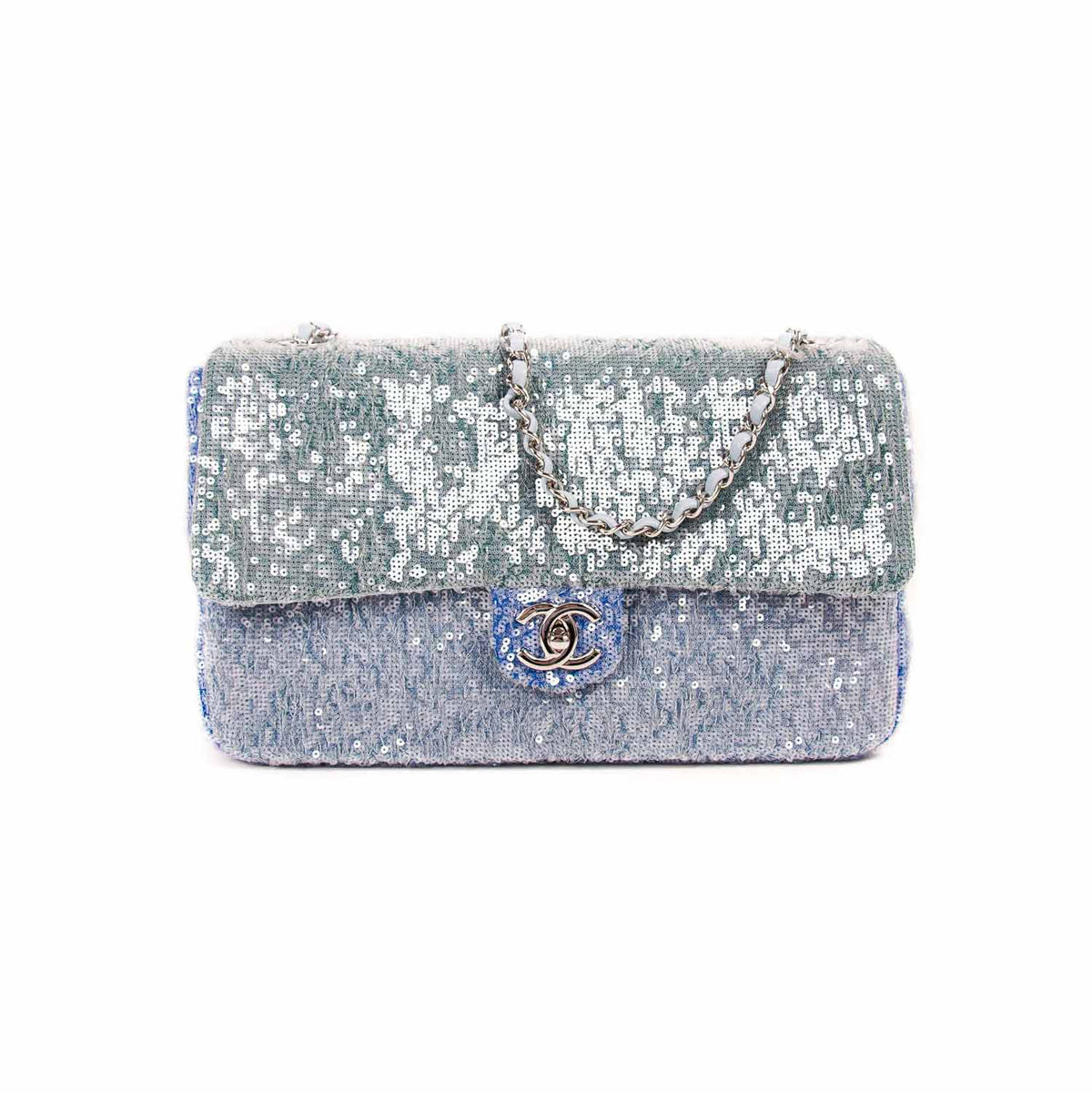 Chanel Medium Waterfall Sequin Flap Bag