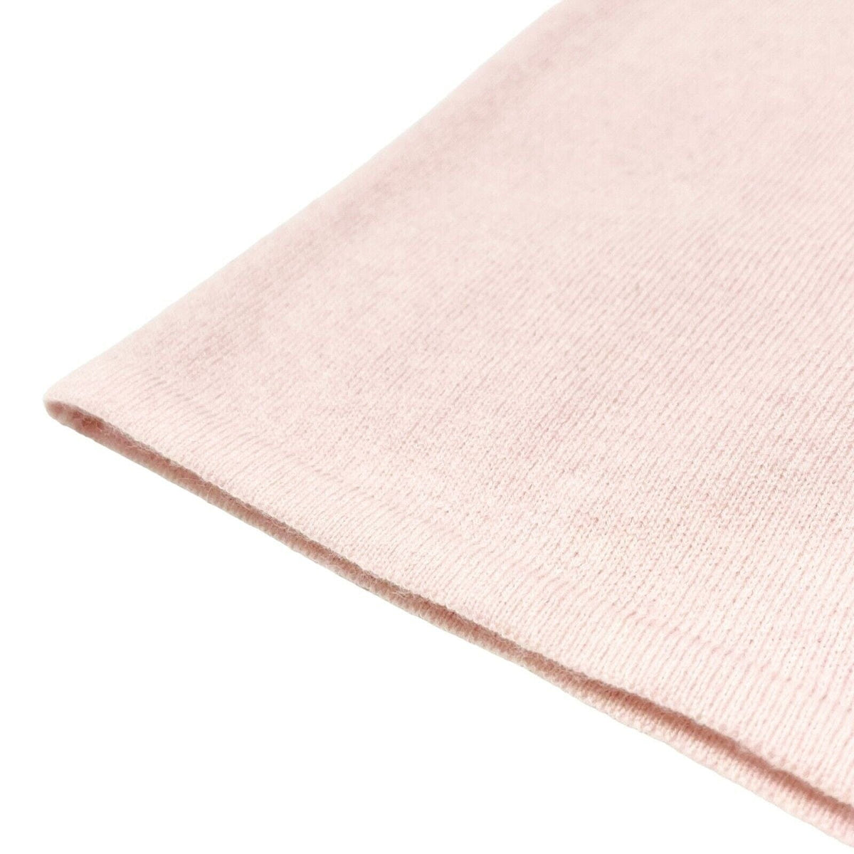 CHANEL Vintage 09C Miami CC Mark Logo Knit Sweater Top #42 Cashmere Pink