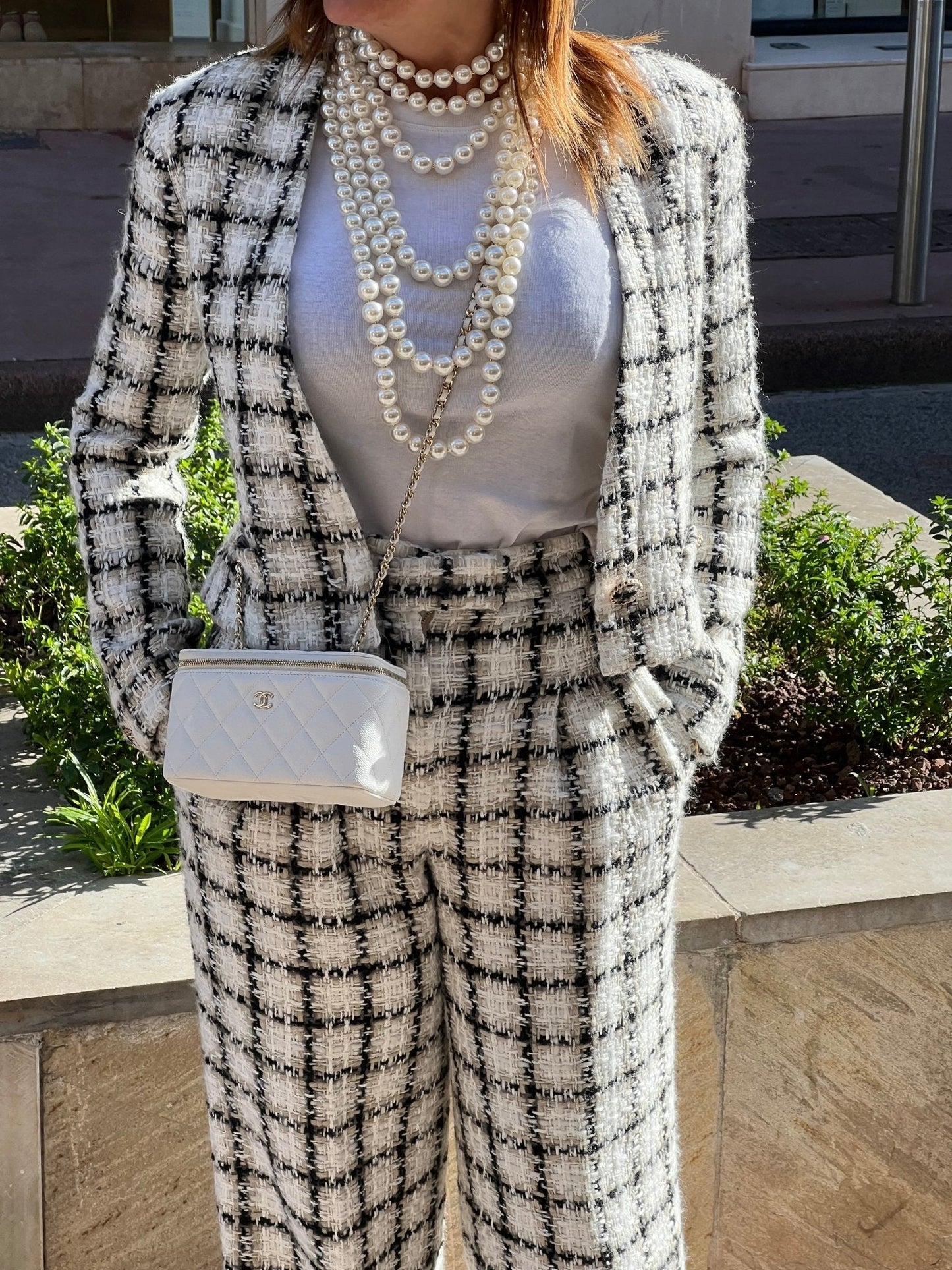 Chanel - Veste tailleur tweed T36