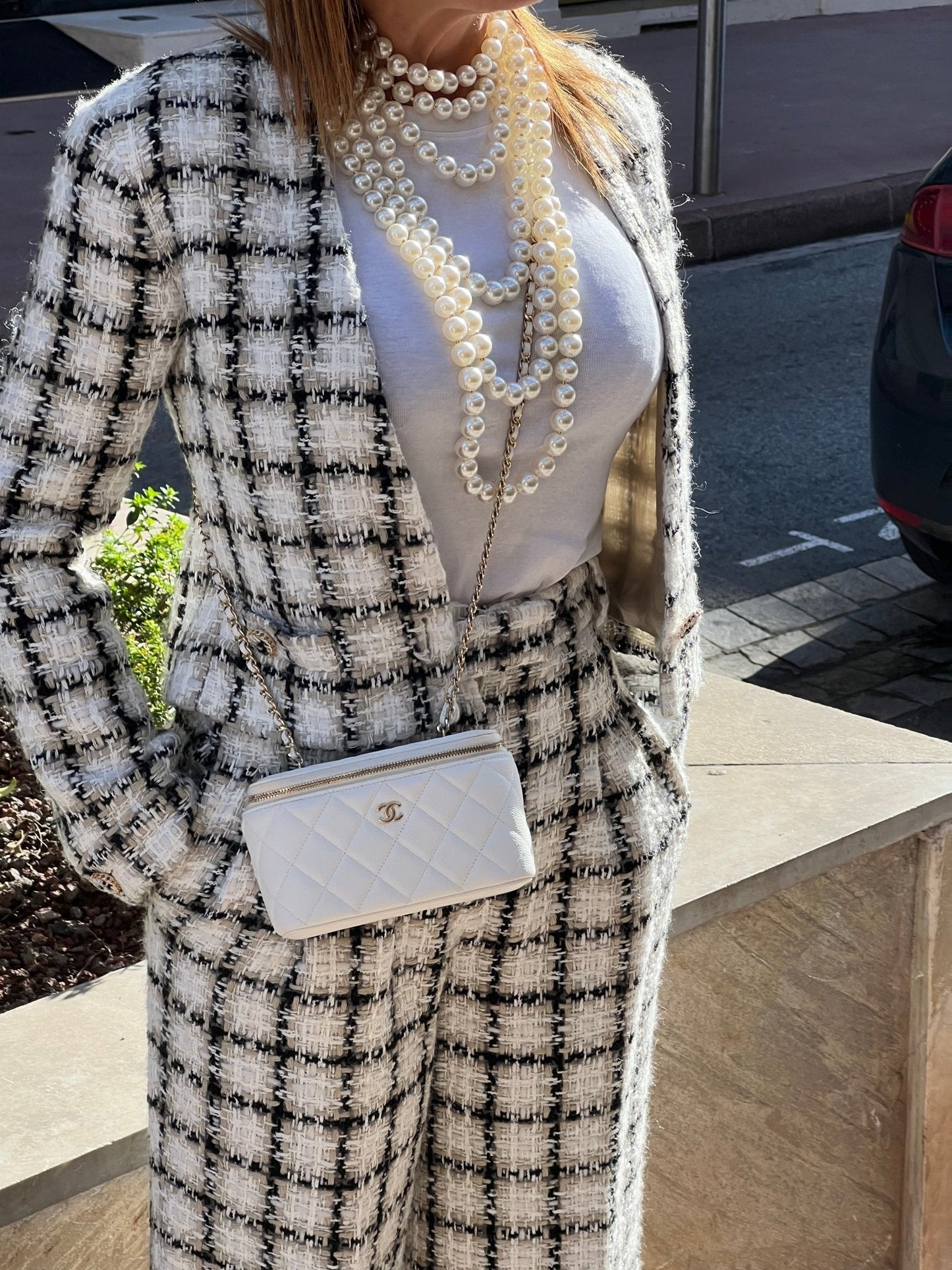Chanel - Veste tailleur tweed T36