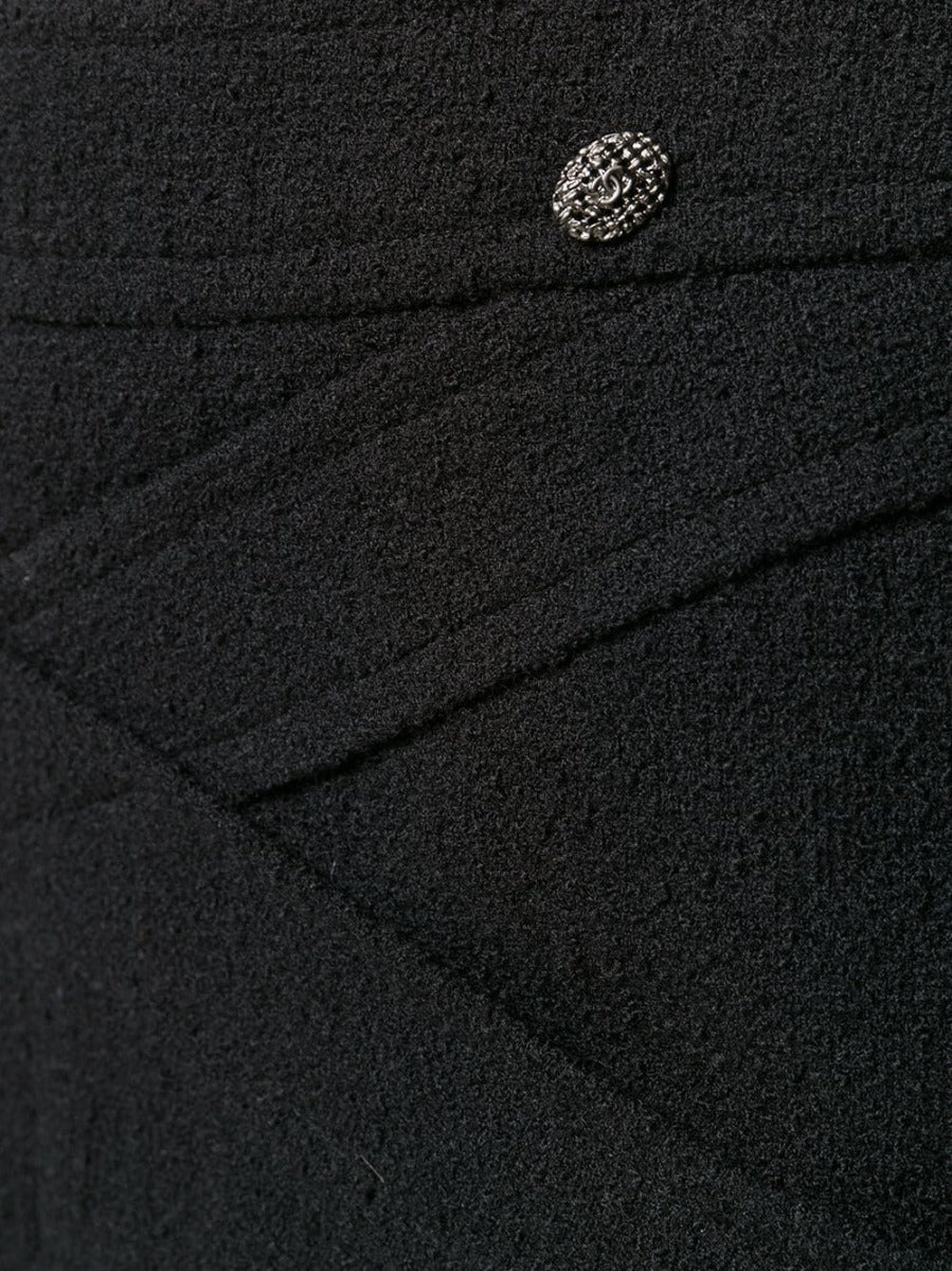 Black Crisscross Skirt