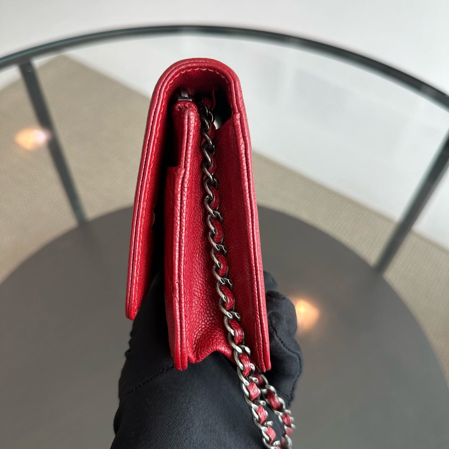 Caviar Boy WOC Wallet On Chain Red SHW No 22