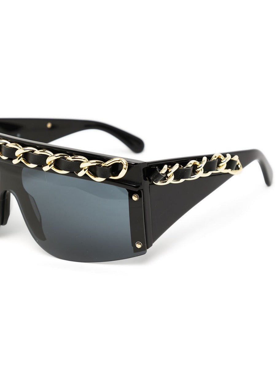 Chain Embellished Sunglasses