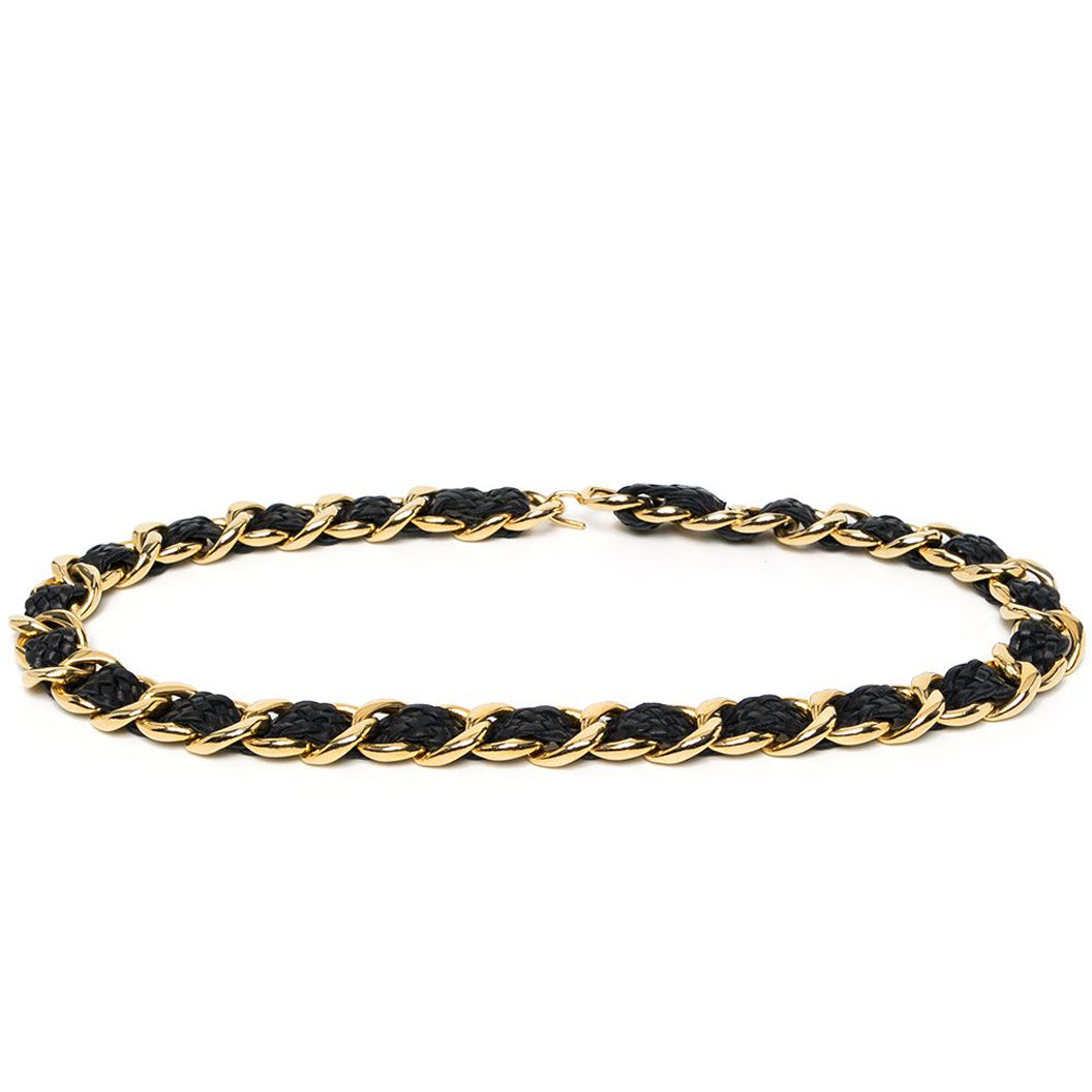 Top Quality Chanel Interwoven Chain-Link Belt