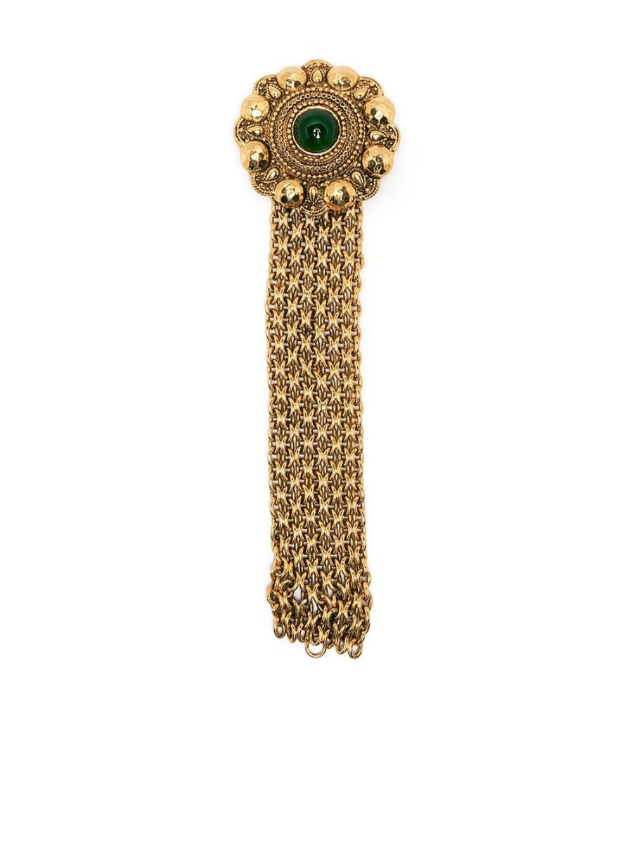 Top Quality Chanel Gemstone-Embellished Chain Bracelet