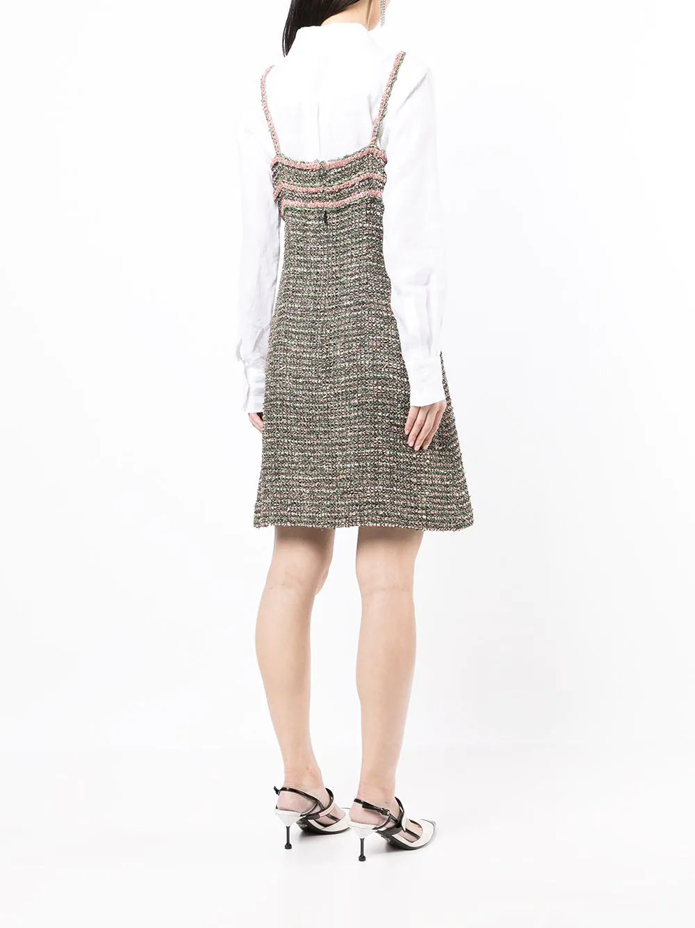 Green Tweed dress