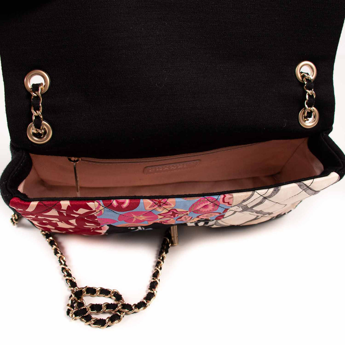 Chanel Printed Medium Single Flap Bag