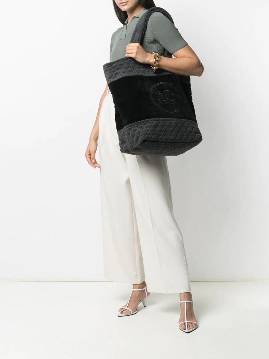 CHANEL Terry Cloth Tote