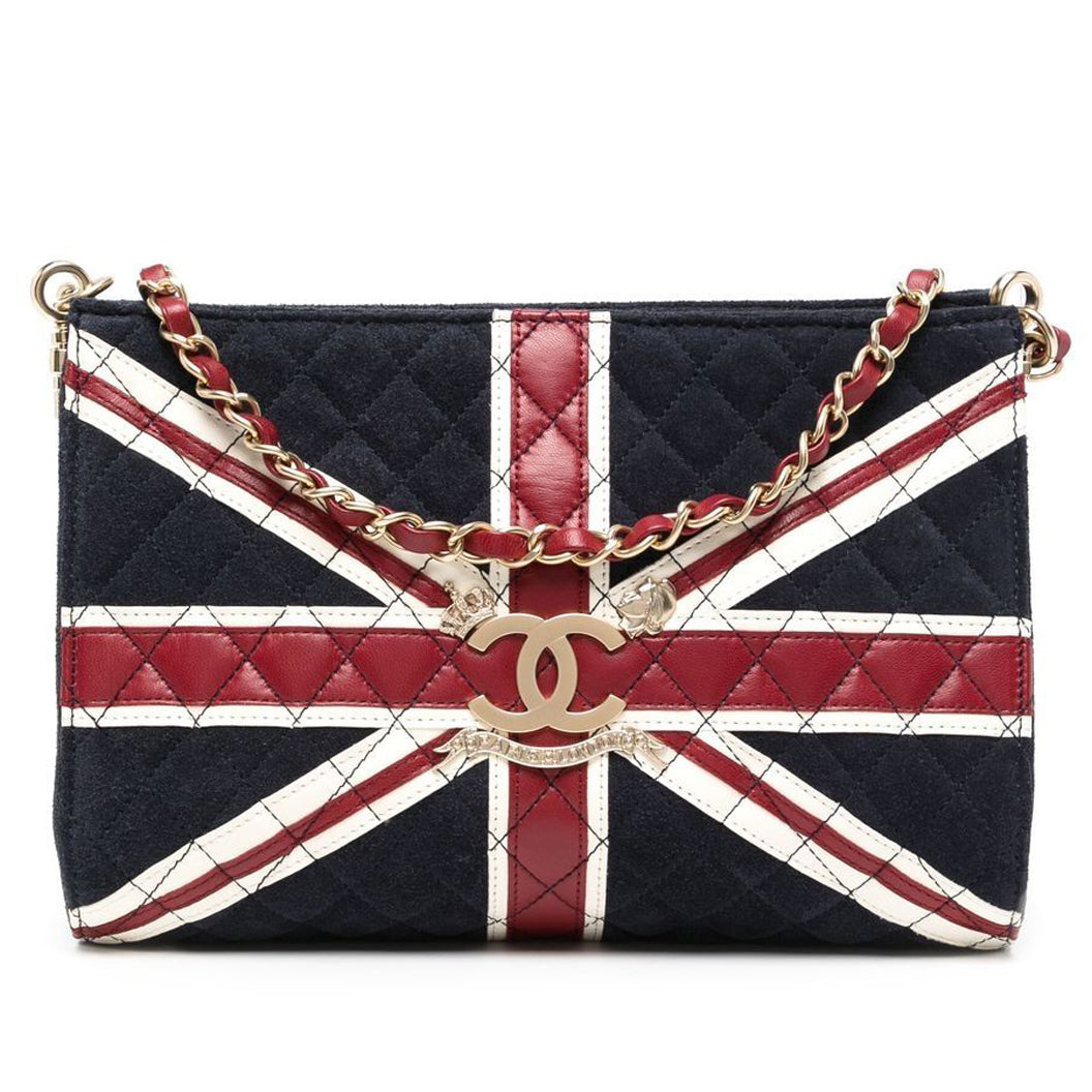 Union Jack Quilted Shoulder Bag