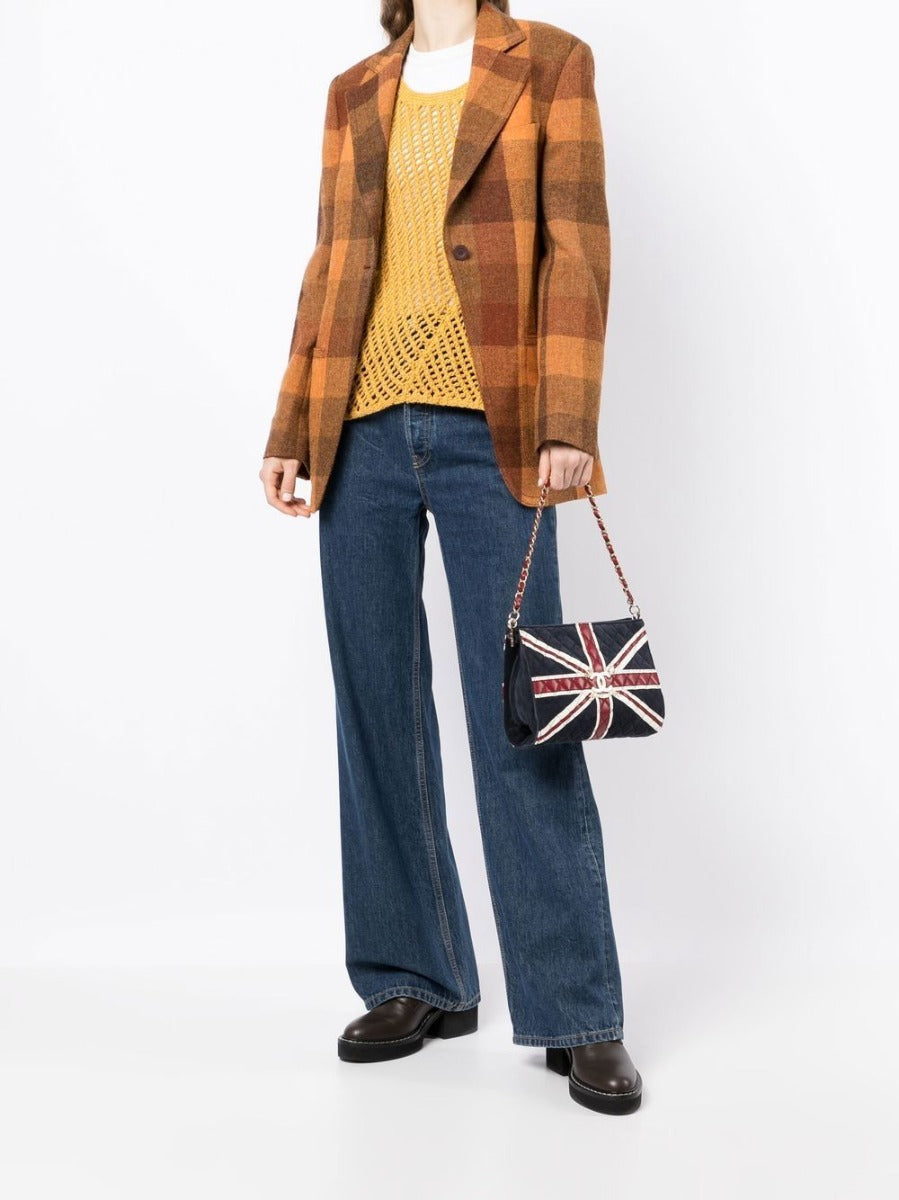 Union Jack Quilted Shoulder Bag