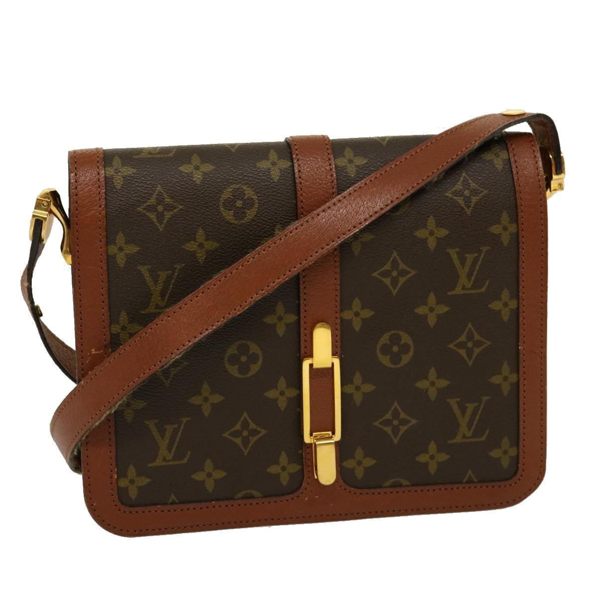 LOUIS VUITTON Monogram Ronpoan Shoulder Bag Vintage No.232 LV Auth cl093