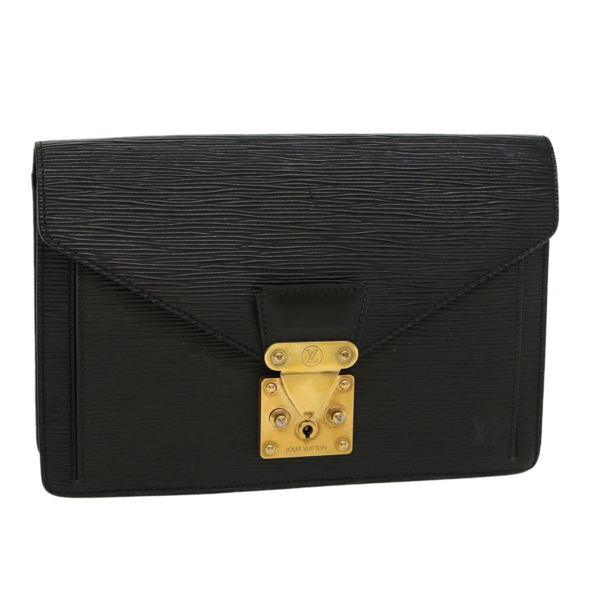 LOUIS VUITTON Epi Serie Dragonne Hand Bag Black M52612 LV  cl531