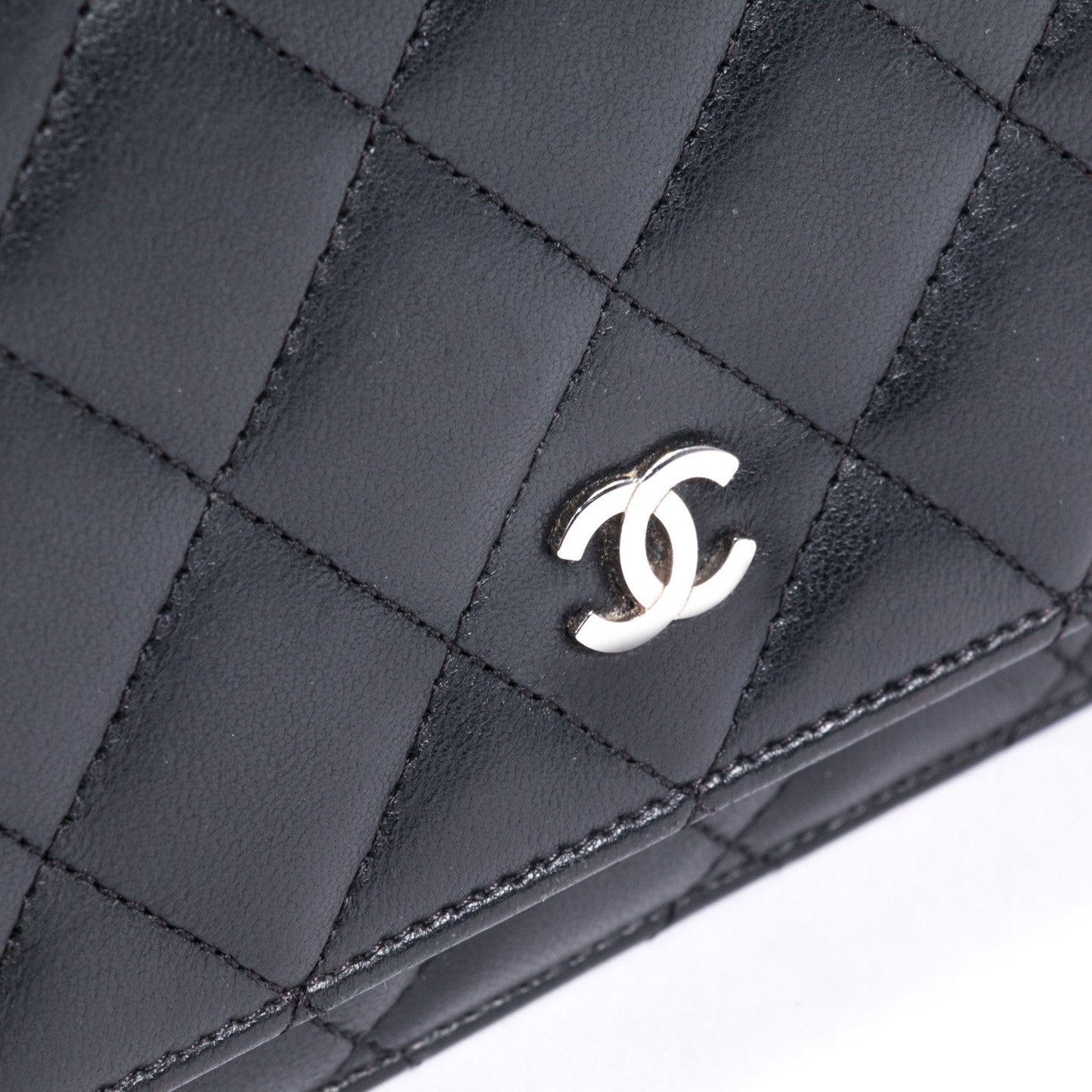 Chanel Quilted Chain Wallet