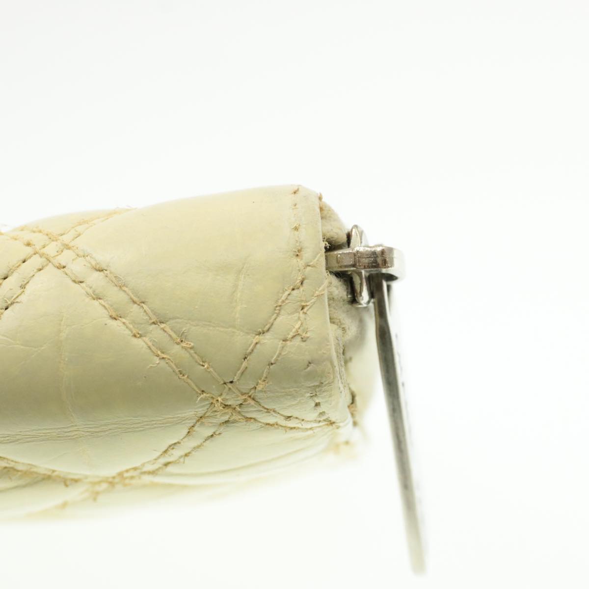 Top Quality Chanel Matelasse Zippy Long Wallet Beige CC Auth cr619