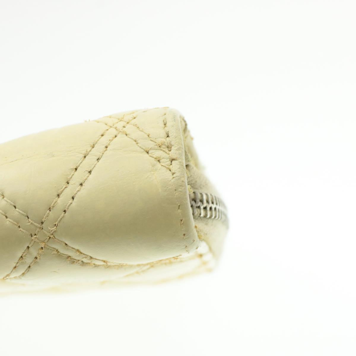 Top Quality Chanel Matelasse Zippy Long Wallet Beige CC Auth cr619