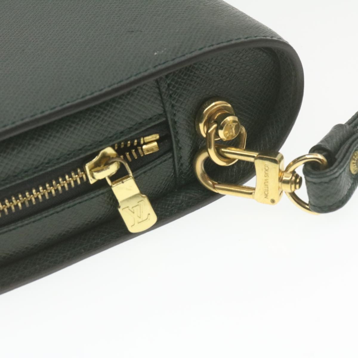 LOUIS VUITTON Taiga Baikal Clutch Bag Epicea M30184 LV Auth cr744