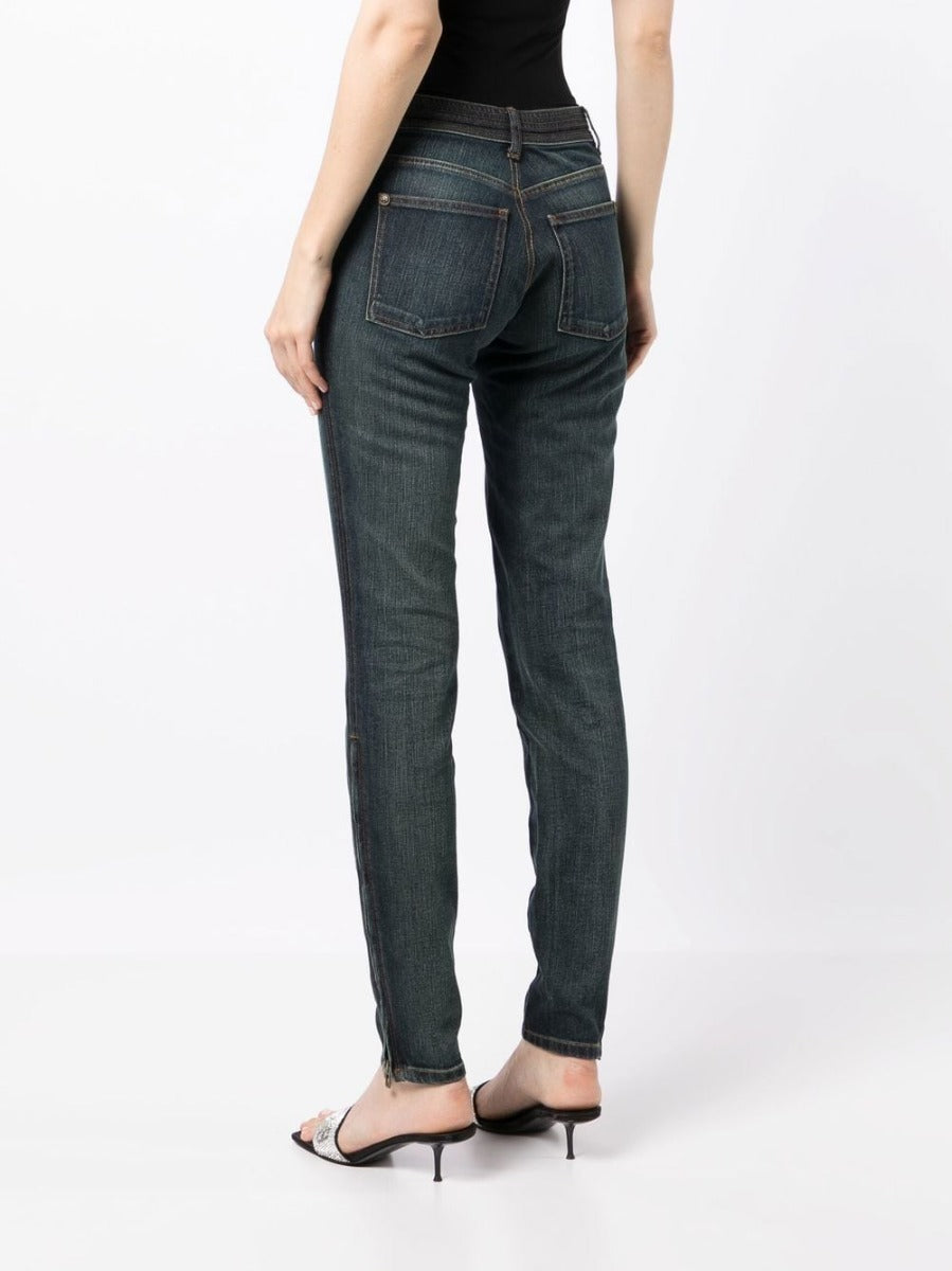Stonewashed Skinny Jeans