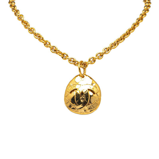 Chanel Coco Mark Matelasse Necklace
