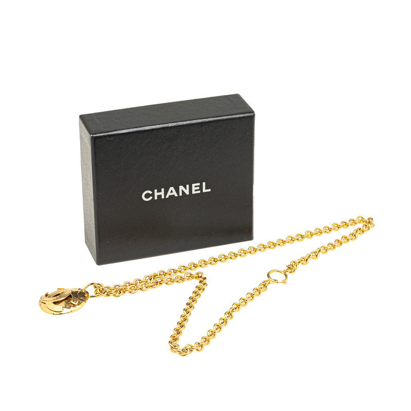Chanel Coco Mark Matelasse Necklace