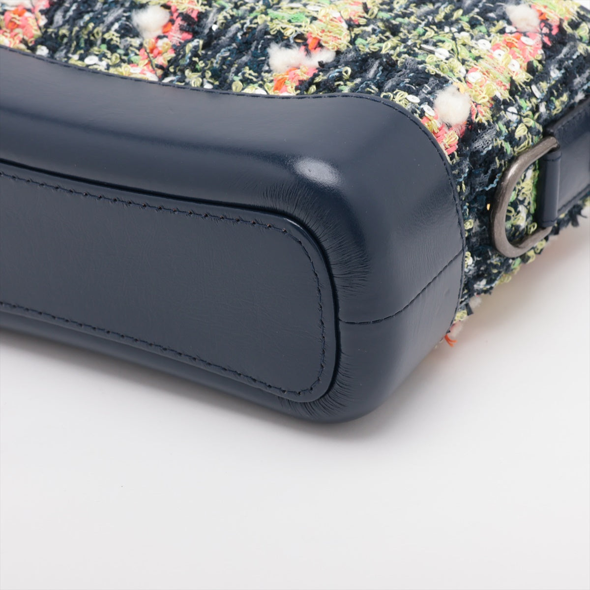 Chanel Gabriel Du Chanel Tweed x Leather Chain Shoulder Bag Multicolor G x Silver Gold  29th