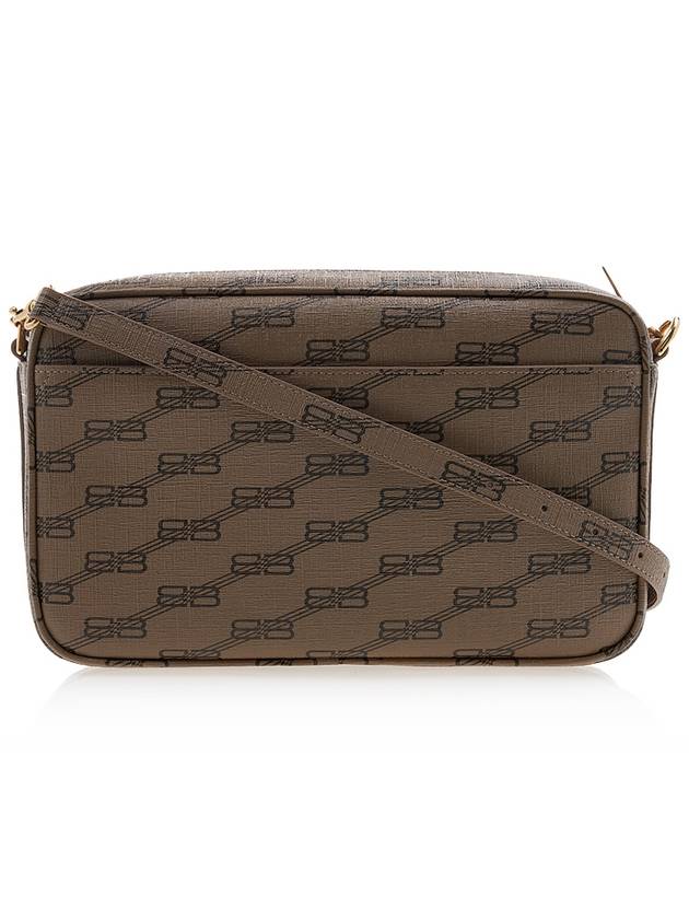 Luxury Balenciaga  Monogram Logo Camera Cross Bag Beige