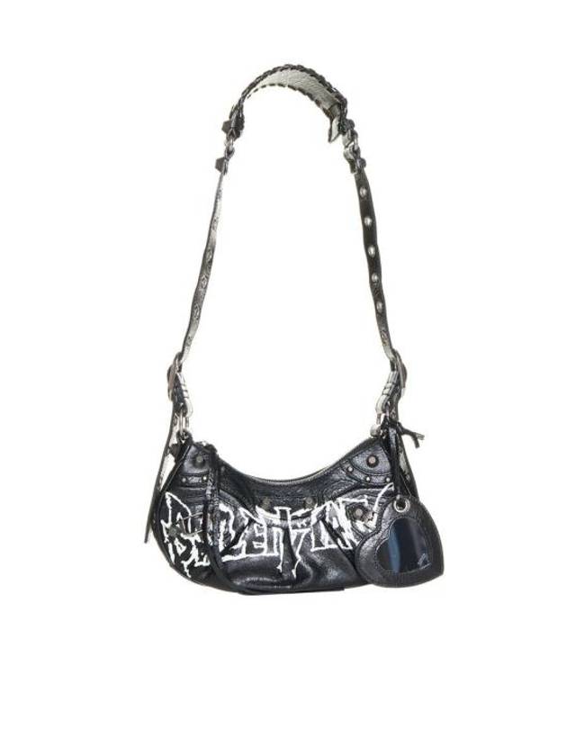 Luxury Balenciaga  Le Cargol XS DIY Metal Lambskin Shoulder Bag Black