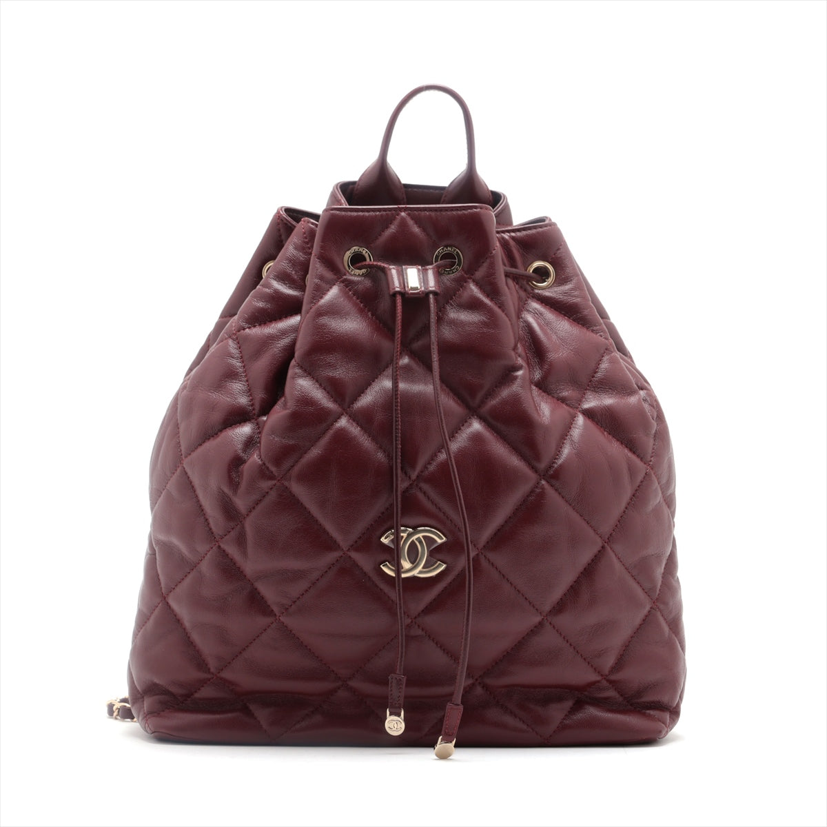 Chanel Matrasse in Chain Ruckside Bordeaux G  28th