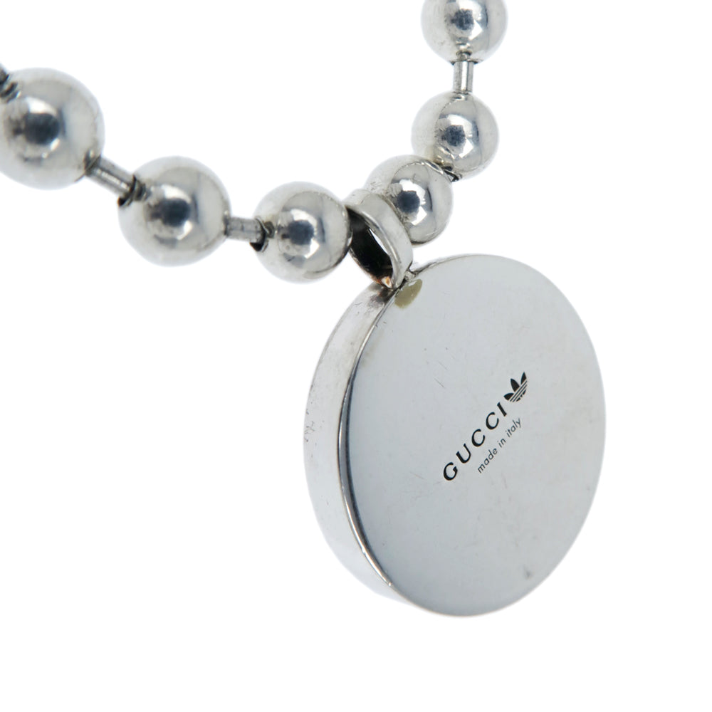 Gucci Adidas Collaborative necklace Ballchain Trophy Silver Orange AG925 Pendant   Accessories