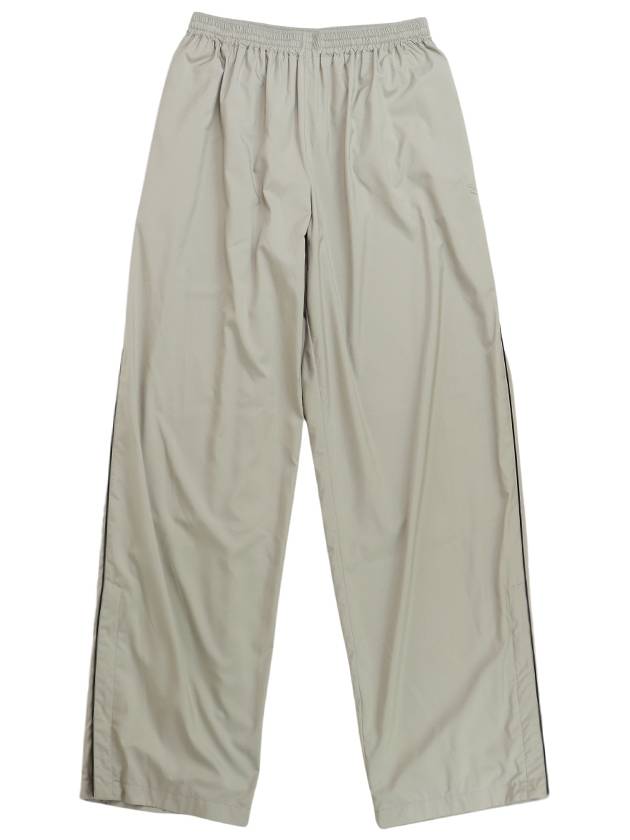 Luxury Balenciaga  Wide Leg Track Pants Beige