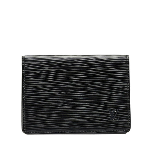 Louis Vuitton Epic Port 2 Cult Vertical Card Case M63202 Noir Black Leather  Louis Vuitton
