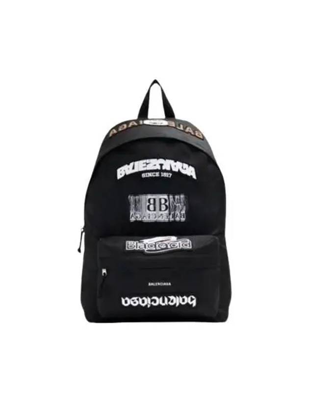 Luxury Balenciaga  Explorer Backpack Black