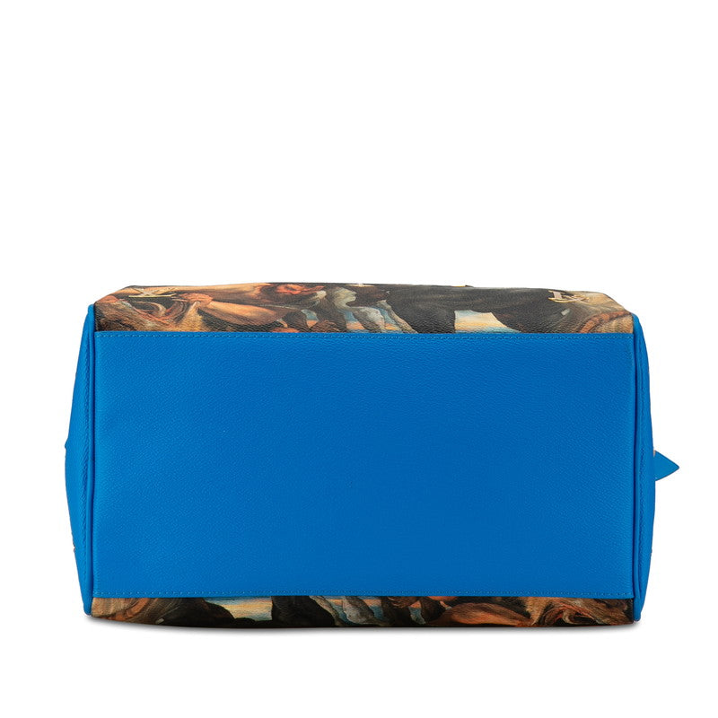 Louis Vuitton Monogram Celti Musters Collection 2017 Limited Speedy 30 Boston Bag M43305 Grand Blue Multicolor PVC Leather  Louis Vuitton