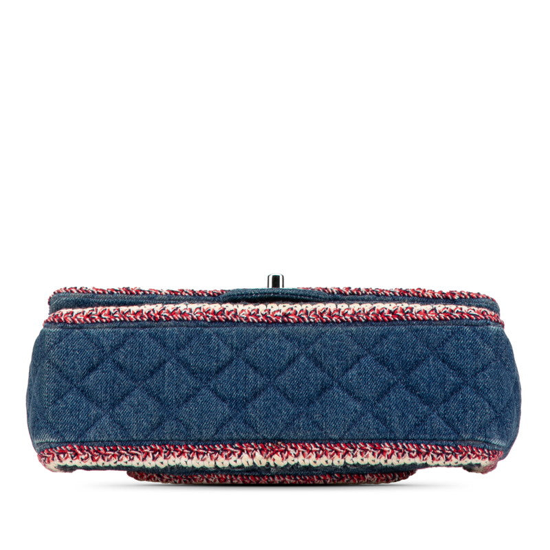 Chanel Coco Mark Matelassé Denim 2way Bag