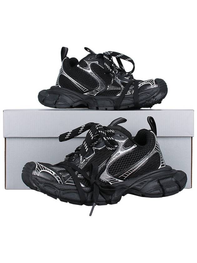 Luxury Balenciaga  3XL Low Top Sneakers White Black