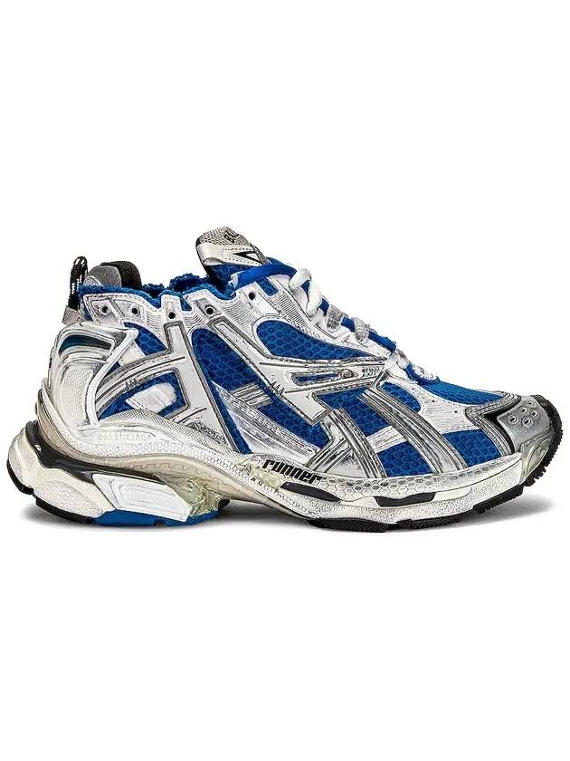 Luxury Balenciaga  Runner Low Top Sneakers Blue