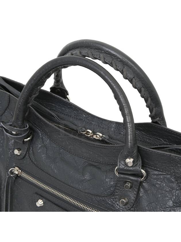 Luxury Balenciaga  City motor bag gray 505550 cross