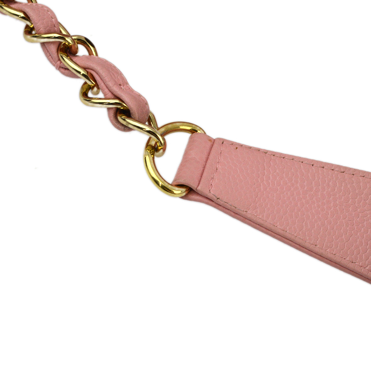 Chanel Pink Caviar Hobo Shoulder Bag