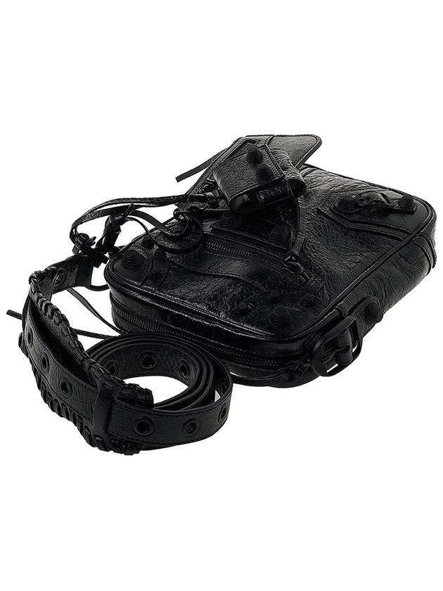 Luxury Balenciaga  Le Cagole Crossbody Bag Black