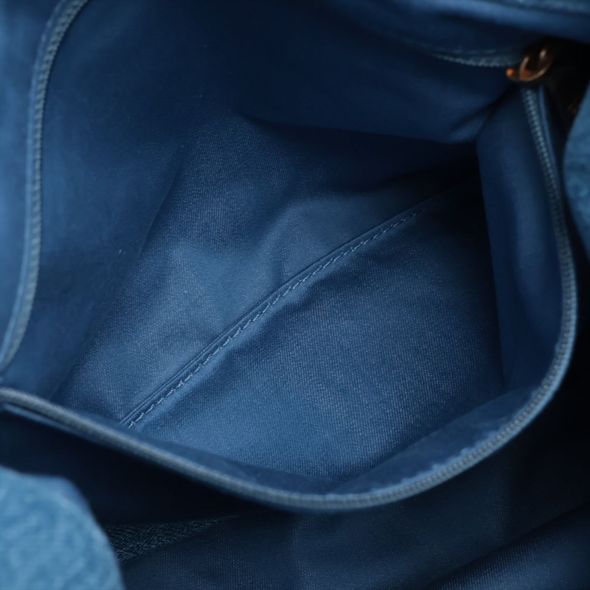 Chanel Matrasse Denim Chain Shoulder Bag Blue G
